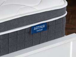 Arthur Sleep Cool Gel Foam Pocket Spring Medium Hybrid Mattress in White - Size: Small Double - thumbnail 2