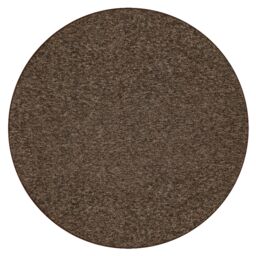 RugsX Round Superstar Rug in Brown - Size: 100 cm diameter - thumbnail 2