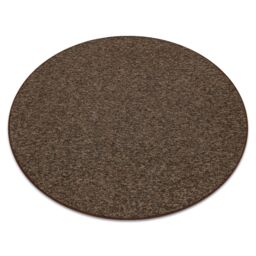 RugsX Round Superstar Rug in Brown - Size: 100 cm diameter - thumbnail 1