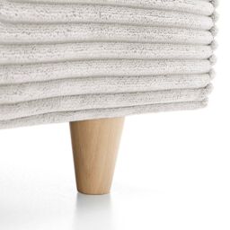 Abakus Direct Jumbo 3 Seater Sofa White - thumbnail 4