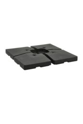 Living and Home 92KG Commercial Super Heavyweight 4pc Set - HDPE Plastic Fillable Stand Weights for Outdoor Cantilever Parasol Base, Heavy Duty - thumbnail 3