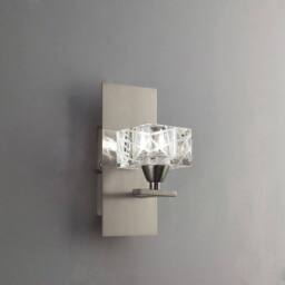 Netlighting Zen Wall Lamp Switched 1 Light G9 Satin Nickel in Grey - thumbnail 2