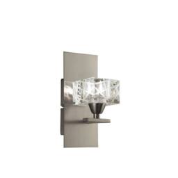 Netlighting Zen Wall Lamp Switched 1 Light G9 Satin Nickel in Grey - thumbnail 1