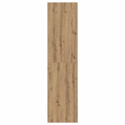 Berkfield Home Wardrobe Artisan Oak 100x50x200 cm Engineered Wood in Brown - Size: 100 x 50 x 200 cm - thumbnail 5