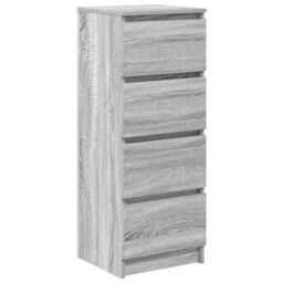 Berkfield Home Sideboard Grey Sonoma 37.5x35x99 cm Engineered Wood - thumbnail 2