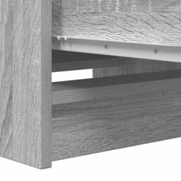 Berkfield Home Sideboard Grey Sonoma 37.5x35x99 cm Engineered Wood - thumbnail 9