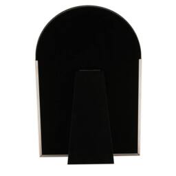 Sophia Nickle Plated Steel Mirror Large in Silver - thumbnail 5