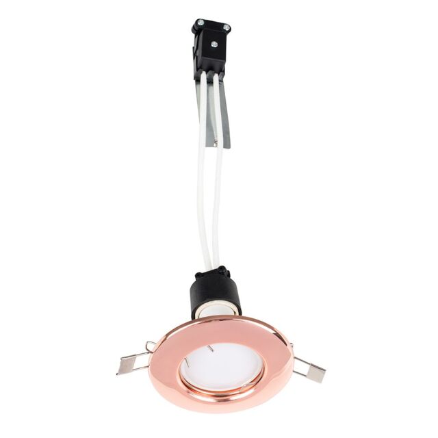 ValueLights Downlight Fixed Ceiling Light Fitting 6 Pack in Copper - image 1