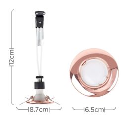 ValueLights Downlight Fixed Ceiling Light Fitting 6 Pack in Copper - thumbnail 6