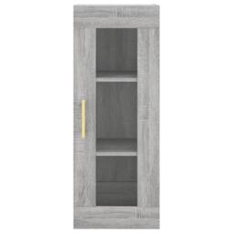 Berkfield Home Highboard Grey Sonoma 34.5x34x180 cm Engineered Wood - thumbnail 6