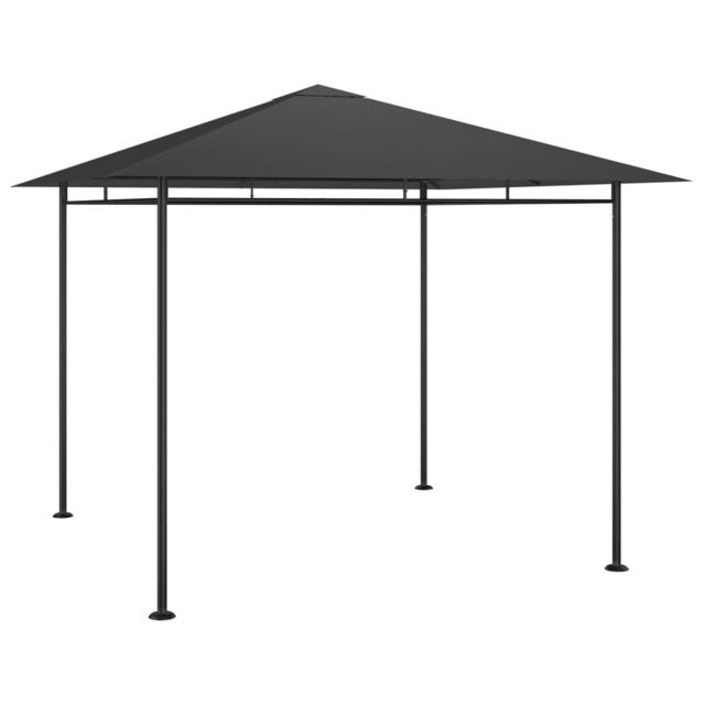 Berkfield Home Gazebo 3x3x2.7 m Anthracite 180 g/m ² in Black - image 1