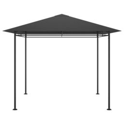 Berkfield Home Gazebo 3x3x2.7 m Anthracite 180 g/m ² in Black - thumbnail 2