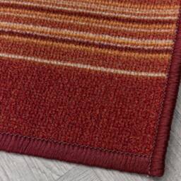 runrug Hallway Runner Rug - Non-Slip, Hardwearing, 5.4mm - 'Carnaby' in Terracotta - Size: 100 cm x 390 cm - thumbnail 2