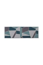 JVL Fiora Machine Washable Doormat 50 x 150 cm Duck Egg in Duck Egg Blue - Size: 50 cm x 150 cm - thumbnail 1