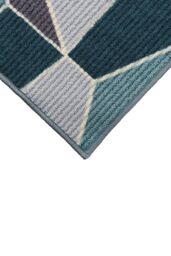 JVL Fiora Machine Washable Doormat 50 x 150 cm Duck Egg in Duck Egg Blue - Size: 50 cm x 150 cm - thumbnail 4