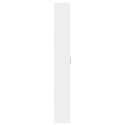 Berkfield Home Wardrobe White 55x25x189 cm Engineered Wood - Size: 55 x 25 x 189 cm - thumbnail 7