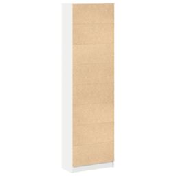 Berkfield Home Wardrobe White 55x25x189 cm Engineered Wood - Size: 55 x 25 x 189 cm - thumbnail 8