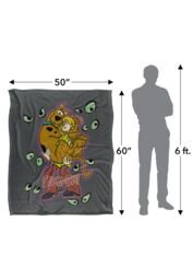 Warner Brothers Scooby Doo Officially Licensed Silky Touch Super Soft Throw Blanket 152 x 127 cm in White - thumbnail 5