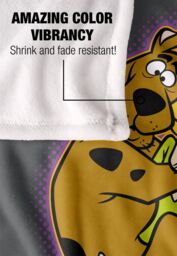 Warner Brothers Scooby Doo Officially Licensed Silky Touch Super Soft Throw Blanket 152 x 127 cm in White - thumbnail 4
