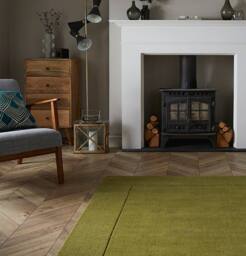 Arthouse Esme Wool Olive Rug 80x150cm in Green - Size: Medium - thumbnail 5