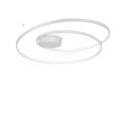 Netlighting Oz Integrated LED Semi Flush Ceiling Light White 6100lm 3000K