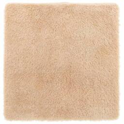 Berkfield Home Shaggy Rug High Pile NAVARRA Beige 200x200 cm Polyester - Size: Medium - thumbnail 1