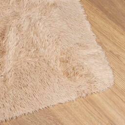 Berkfield Home Shaggy Rug High Pile NAVARRA Beige 200x200 cm Polyester - Size: Medium - thumbnail 4