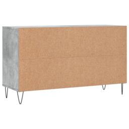 Berkfield Home Shoe Cabinet Concrete Grey 102x36x60 cm Engineered Wood - Size: 102 x 36 x 60 cm - thumbnail 6