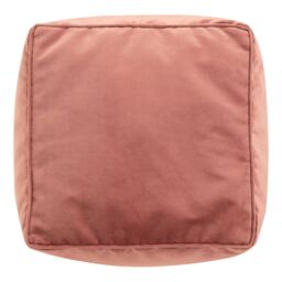 icon Amara Square Bean bag Footstool, Velvet in Light Pink - thumbnail 4