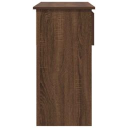 Berkfield Home Console Table with Drawers Brown Oak 85.5x38.5x74.5 cm - thumbnail 7