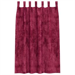 Berkfield Home Velvet Curtains 2 pcs with Eyelets Wine Red 175x140 cm - thumbnail 3