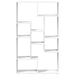 Berkfield Home Bookcase White 72x20x120 cm Engineered Wood - Size: 72 x 20 x 120 cm - thumbnail 5