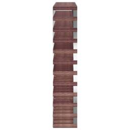 Berkfield Home Wine Rack for 120 Bottles Brown Solid Wood Pine - thumbnail 5
