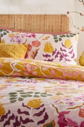 Furn Protea Abstract Floral Reversible Duvet Cover Set in Pink - Size: King - thumbnail 4
