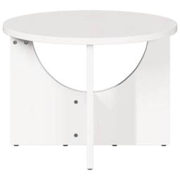 Berkfield Home Coffee Table White 50 x 50 x 35 cm Solid pine wood - thumbnail 7
