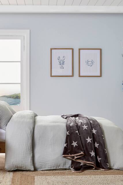 Helena Springfield 'Muslin' Cotton Duvet Cover Set in Silver - Size: Single - image 1