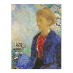 "Artery8 Baroness of Domecy Portrait Redon Vintage Wall Art Print Poster - Size: W18"" x H24""" - thumbnail 1