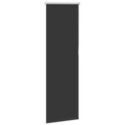 Berkfield Home Roller Blind Blackout Black 40x130 cm Fabric Width 35.7 cm Polyester - thumbnail 1