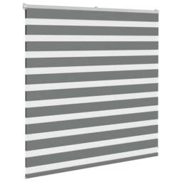 Berkfield Home Elegant Zebra Blind Dark Grey 150x100 cm Fabric Width 145.9 cm Po - thumbnail 1