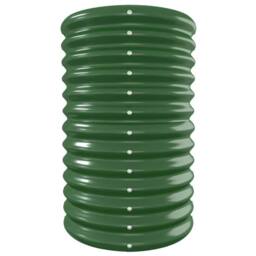 Berkfield Home Garden Raised Bed Powder-coated Steel 332x40x68 cm Green - Size: 332 x 40 x 68 cm - thumbnail 4
