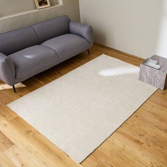 sweeek Cream Boucle Washable Interior Rug - Size: 120 cm x 170 cm - image 1