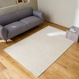 sweeek Cream Boucle Washable Interior Rug - Size: 120 cm x 170 cm