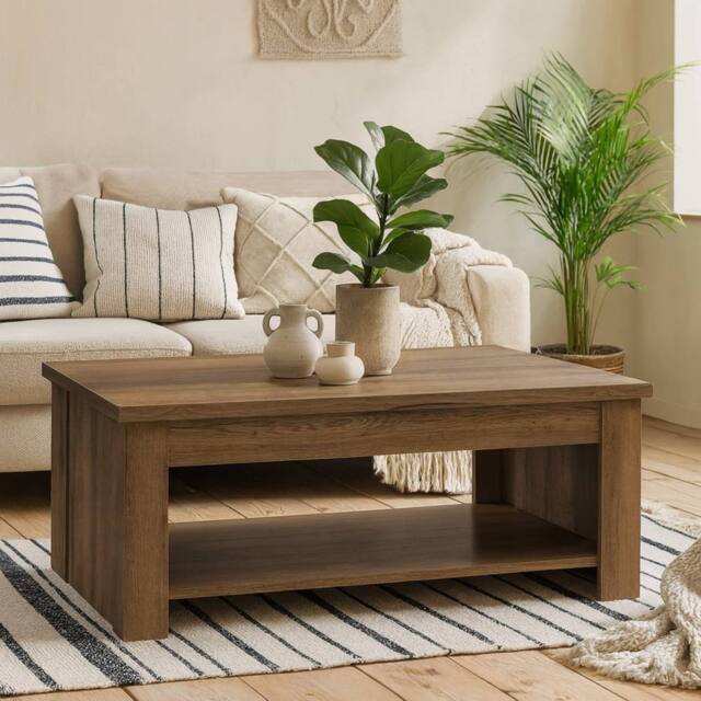 Wyld Haus Fernlight Dark Oak Rising Coffee Table in Natural - image 1