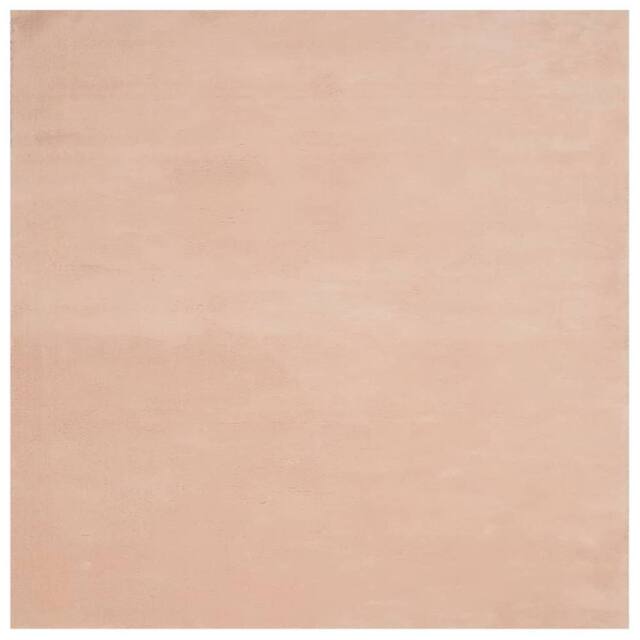 Berkfield Home Rug HUARTE Short Pile Soft & Washable Blush 160x160 cm in Pink - Size: Medium - image 1