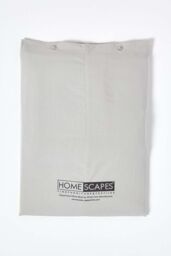 Homescapes Egyptian Cotton Fitted Sheet 12 inch 200 Thread Count in Silver - Size: Small Double Fitted - thumbnail 5