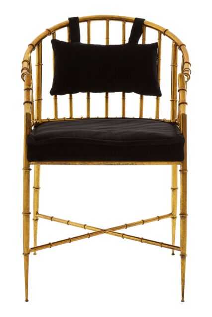 Orsina Elegant Design Armchair, Comfortable Occasional Armchair For Livingroom, Distinctive Detailed Armchair in Black - image 1