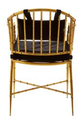 Orsina Elegant Design Armchair, Comfortable Occasional Armchair For Livingroom, Distinctive Detailed Armchair in Black - thumbnail 4