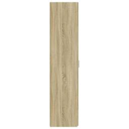 Berkfield Home Highboard Sonoma Oak 50x42.5x185 cm Engineered Wood in Brown - thumbnail 5