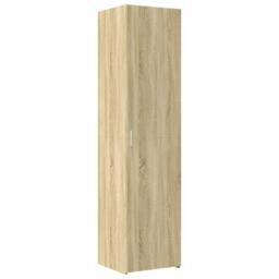 Berkfield Home Highboard Sonoma Oak 50x42.5x185 cm Engineered Wood in Brown - thumbnail 2