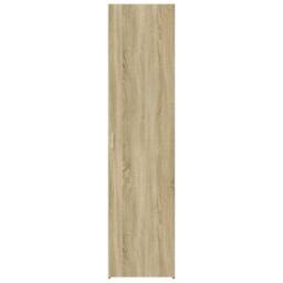 Berkfield Home Highboard Sonoma Oak 50x42.5x185 cm Engineered Wood in Brown - thumbnail 4